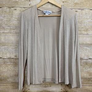 Vintage Ronni Nicole Dressy Open Front Cardigan